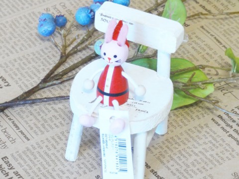 帯広通販夢雑貨MOMO･もも･モモ レスニー人形クリスマスサンタウサギ1